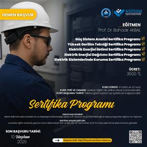 Elektrik enerjisi dağıtımı sertifika programı