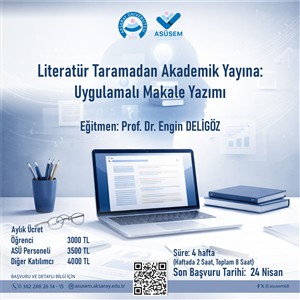 Literatür Taramadan Akademik Yayına Uygulamalı Makale Yazımı